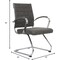 Leisuremod Benmar Modern Office Chair with Faux Leather Sled Base Task Chair & Arms BGO19CHL - alternate 7