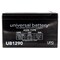 Upg Sealed Lead Acid Battery, 12 V, 9Ah, UB1290, F1 Faston Tab Terminal, AGM Type 40749 - alternate 6