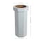 Happimess Fleur 25-Gallon Disposable Corrugated Cardboard Event Trash Can and Recycling Bin, Fog Gray, 2PK HPM1300C-SET2 - alternate 7