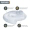 Powertec 3in x 10ft PVC Dust Collection Hose with 4in to 3in Reducer & 5PK 3in Key Hose Clamps 70437N - alternate 9