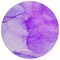 Homeroots 8' Round Purple Round Abstract Washable Non Skid Indoor Outdoor Area Rug 559771 - alternate 7
