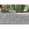 World Rug Gallery Contemporary Geometric Indoor/Outdoor Area Rug 4 ft x 6 ft Blue 411BLUE4X6 - alternate 1