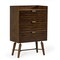 Homeroots 32" Acacia Solid Wood Three Drawer Chest 473074 - alternate 5
