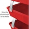 Acrimet Facility 4 Tier Letter Tray Side Load Letter Size Desktop File Organizer Plastic Solid Red 256.VM - alternate 6