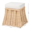 Bali & Pari Rotem Natural Rattan Ottoman, Small 264-14443-ZORO - alternate 6