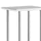 Flash Furniture Reese 24x18 Portable Work Table, Stainless Steel Top Shelf and Adjstbl Glvnzd Steel Undershelf NH-WT-2418-GG - alternate 6