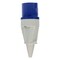 Walther-Werke Pin & Sleeve Plug, 16/20 A, 250V AC, 1 Phase, 2 Pole, Blue, Screw Terminals Wire Connection Type 210306 - alternate 7