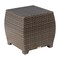 Hospitality Rattan Patio Fiji End Table with Glass 901-1347-ATQ-ET-GL - alternate 2