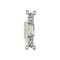 Pass & Seymour Toggle Switch, SP, Grounding, Ivory, 120-Volt, 15-Amp 660IG - alternate 2