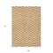 Homeroots 9' X 12' Orange And Beige Chevron Washable Indoor Outdoor Area Rug 595335 - alternate 6