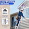 Wrightmaster 17ft Reach Aluminum Multi-Position Ladder w/ Wheels and Stabilizer Bar, 330 lbs. Load Capacity Blue ZOR-17FT-BU - alternate 6