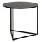 Homeroots 22" Black Steel Round End Table 543823 - alternate 9
