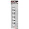 Performance Tool 15 pc. Drain Plug Socket Set, Chrome Vanadium, Storage Rail, Hex Square W54287 - alternate 5