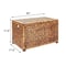 Happimess Anada 30in Hand-Woven Wicker Weave Storage Trunk, Brown Wash HPM9005B - alternate 6