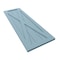 Ekena Millwork True Fit PVC Single X-Board Farmhouse Fixed Mount Shutters, Peaceful Blue, 15W x 28H, PR TFP001FH15X028SB - alternate 8