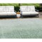 Homeroots 9' X 12' Artichoke Green And Fern Green Abstract Washable Indoor Outdoor Area Rug 588224 - alternate 1