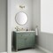 James Martin Vanities Chicago 36 in. Single Vanity, Smokey Celadon, w/ 3 CM Arctic Fall Solid Surface Top 503-V36-SC-3AF - alternate 5