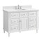 James Martin Vanities Vanity, without top, Bright White, 47.88 in W x 23.5 in D,  424-V48-M-BW - alternate 4