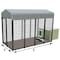 K9 Kennel Store 4ft X 8ft Value Kennel and Cube Dog House Combo Ultimate UVL4X8CUBCM - alternate 1
