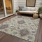 Homeroots 10' X 14' Ivory Brown And Green Oriental Washable Indoor Outdoor Area Rug 597697 - alternate 4