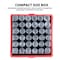 Neiko Number and Letter Punch Set with Heat-Treated Steel Punches, 5/32", 4 MM Shaft, 36 Pc Stamp Set 02632A - alternate 4