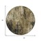 Homeroots 8' Beige And Taupe Round Abstract Washable Indoor Outdoor Area Rug 617646 - alternate 5