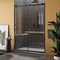Fab Glass And Mirror Fab Glass Double Sliding Frameless Shower Door for Walk-in Shower Adjustable 44-48in Width X 7 SHPR48X79MB - alternate 6