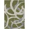Homeroots 3' X 5' Olive Green Beige And Gray Abstract Washable Indoor Outdoor Area Rug 599142 - alternate 7