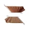 Waterlock Micromesh 6" Half Round Copper Frame & Brass Mesh Gutter Guard, 5ft WM-6HR-005-CU - alternate 3