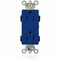 Leviton Straight Blade Receptacle, 5-15R, 15 A, 125V AC, Flush Mount, Self-Grounded M1626-B - alternate 1
