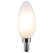 Satco 4.5W LED B11, 3000K-2000K Warm Dimming, Candelabra Base, Frost S12158 - alternate 3