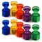 Magnet Source Posting Magnet, 3/8 in Dia, Blue/Green/Purple/Red/Yellow 08013 - alternate 2