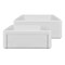 Whitehaus Collection 27 in Reversible Single Bowl Fireclay Kitchen Sink with Grid WHRP2718-W - alternate 1