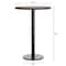 Flash Furniture Bennett 30 in Round Solid Wood Indoor Tabletop in Dark Brown with 18 in Round Bar Height GSF-RD30-DKBRN-TR18B-GG - alternate 5