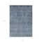 Homeroots 10' X 14' Blue And Ivory Floral Washable Indoor Outdoor Area Rug 605722 - alternate 6