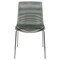 Leisuremod Astor Water Ripple Design Dining Chair, Transparent Black AC20TBL - alternate 6
