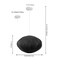 Jonathan Y Kira 18.38" 1-Light Scandinavian Japandi Adjustable Lantern Metal w/Ribbed Cocoon UFO Saucer Shade L JYL4208C - alternate 6