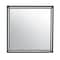 Homeroots 37" Black Faux Crystal And Wood Dresser Mount Framed Mirror 564638 - alternate 5