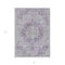 Homeroots 3' X 5' Purple Floral Medallion Washable Indoor Outdoor Area Rug 607920 - alternate 5