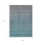 Homeroots 9' X 12' Teal Blue Gray And Charcoal Ombre Washable Indoor Outdoor Area Rug 588580 - alternate 7