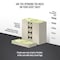 Avery Durable White Asset Tag Labels, La, PK672, Film, 9.44 in W, 1/2" x 1" Dia., White, Rectangle, 672 PK 61527 - alternate 5
