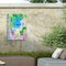 Trademark Fine Art Outdoor Canvas Art Jess Stempel Flamingo Tropical Watercolor 2 Wall Art for Patios, or Gardens GRL01780-OC2432WR - alternate 3