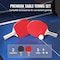 Vevor Mid-Size Ping Pong Table Foldable Table Tennis Game Table Indoor with Net VT001 - alternate 4