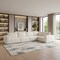Homeroots 116" Beige Fabric Modular Sleeper Sofa 568303 - alternate 9