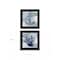 Homeroots Set Of Two The Beach Coastal 2 Black Framed Print Wall Art, 2PK 408170 - alternate 4