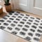 World Rug Gallery Scandinavian Arrow Shag Area Rug 2 ft x 3 ft Anthracite WR126ANTHRACITE2X3 - alternate 1