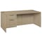 Regency Pedestal Desks, 29 in H, 66 in W X Wood, Noble Oak LSP6630NO - alternate 1