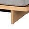 Baxton Studio Bertille Left-Arm Chaise Lounge with Solid Wood Base 262-14454-ZORO - alternate 8