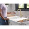 Delta Trinsic Single Handle Pull-Down Bar / Prep Faucet with Touch2O Technology 9959T-CZ-DST - alternate 6