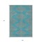 Homeroots 9' X 12' Teal Blue And Pink Geometric Washable Indoor Outdoor Area Rug 598792 - alternate 7